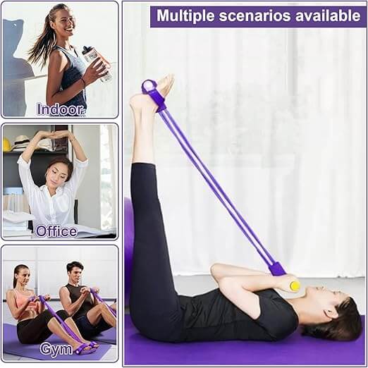 Resistance Band Elastic Pull Rope Fitness Equipment for Home Workout
