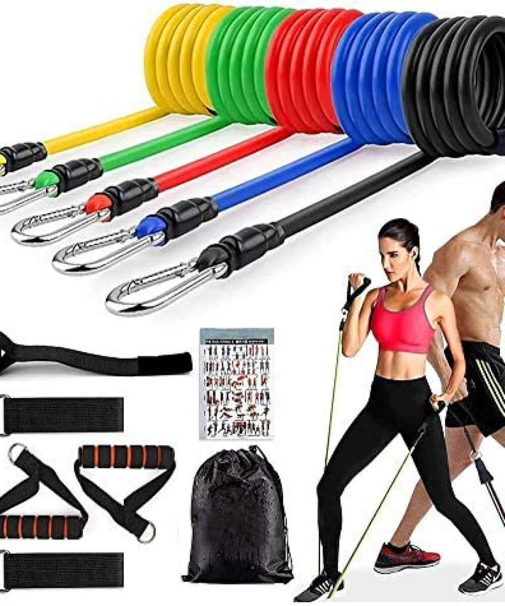 Resistance Band Set For Men & Women Workout Kit